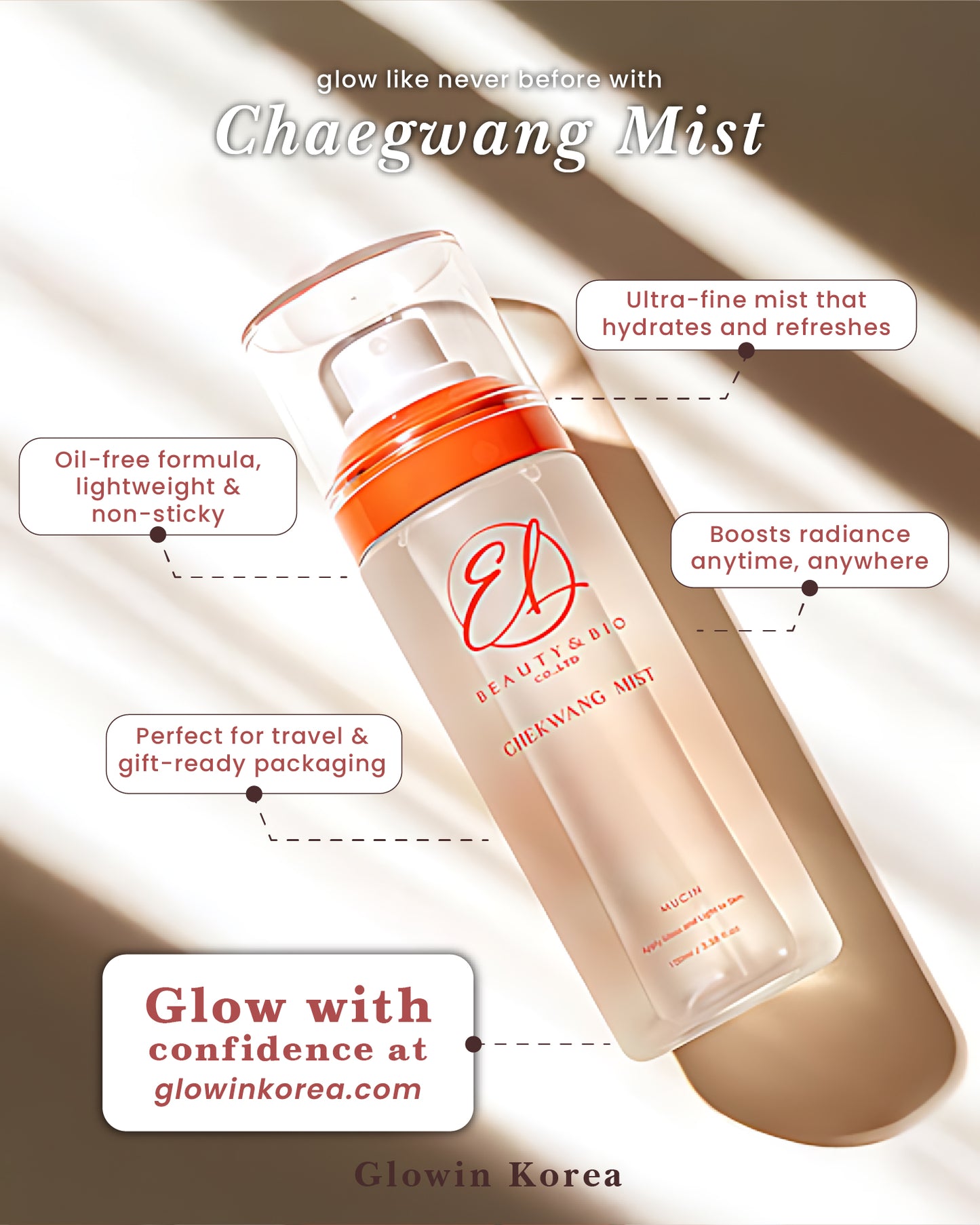 Chekwang Glowing Mist Glowing Korean Skin