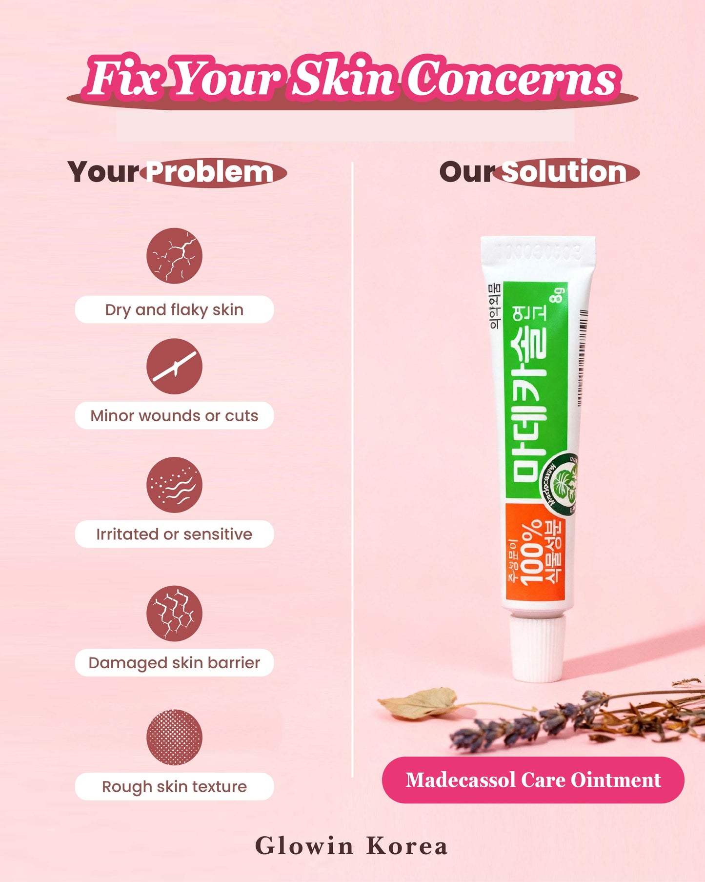 Madecassol Korean plant-based ointment for heal wounds