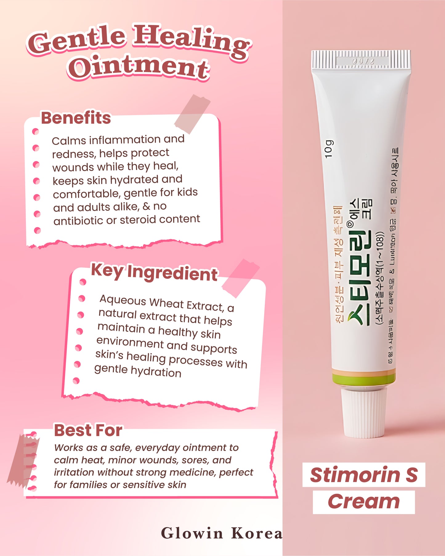 Stimorin-S Cream: Korean Wound Healing Ointment