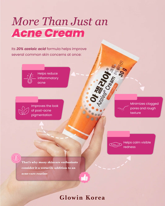 Azalea Cream 20% Azelaic Acid - More Than Just an Acne Cream | Glowin Korea