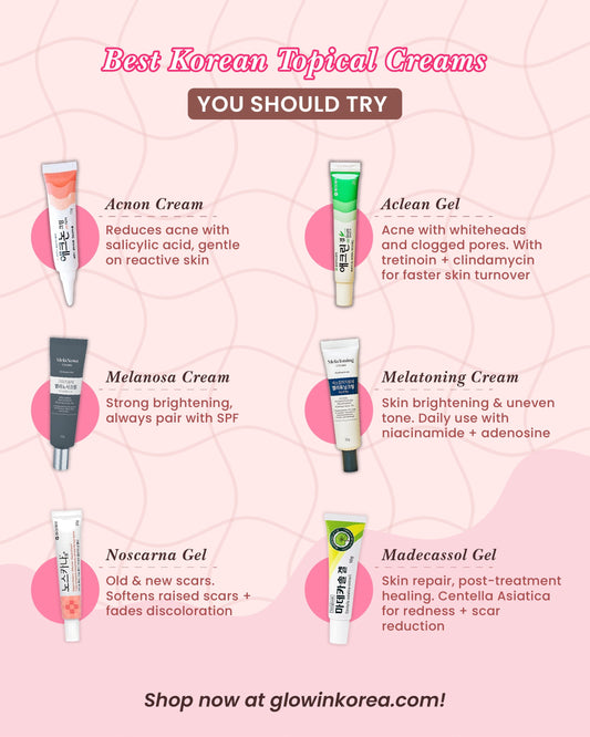 The Secret Pharmacy Shelf: 6 Korean Topical Creams for Flawless Skin