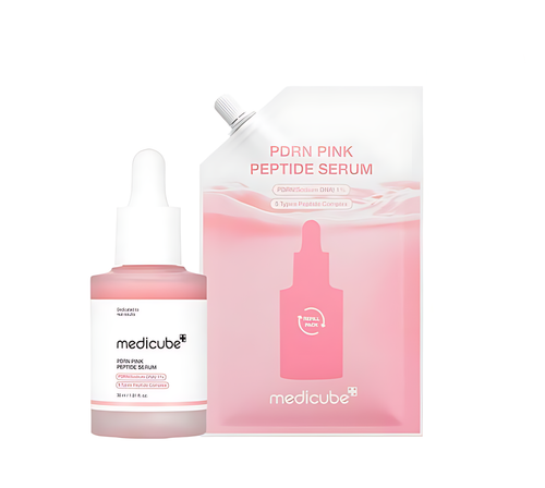Medicube PDRN Pink Peptide Ampoule 30ml + Refill 50ml Set