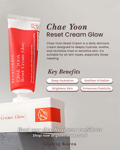 Chaeyoon Reset Glowing Cream – Korean Hydration Treatment
