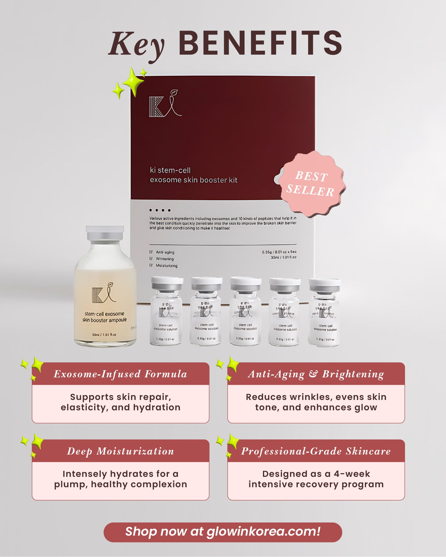 Exosome Skin Booster Set | Korean Anti-Aging Skincare
