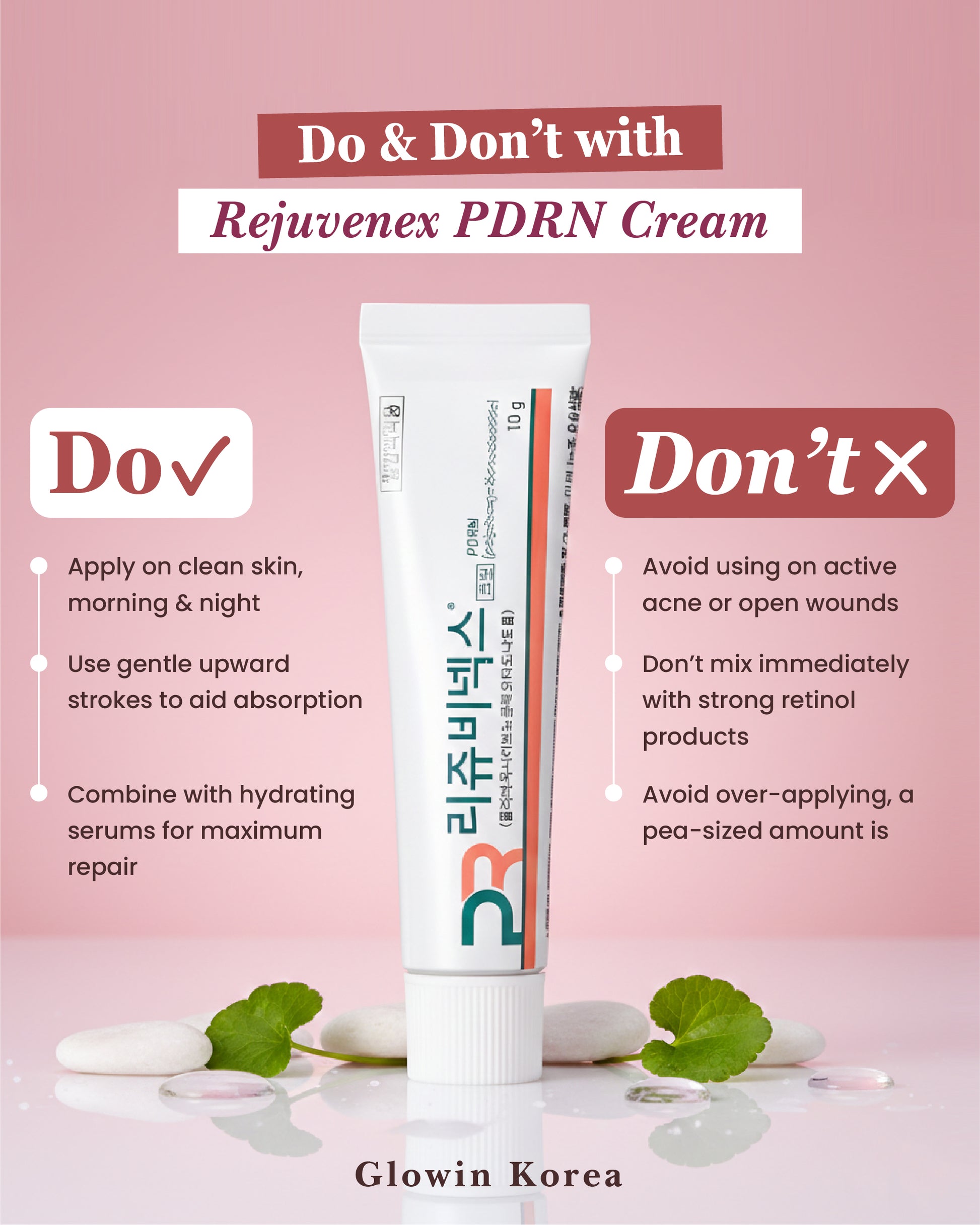 Rejuvenex PDRN Cream – How to use PDRN Cream