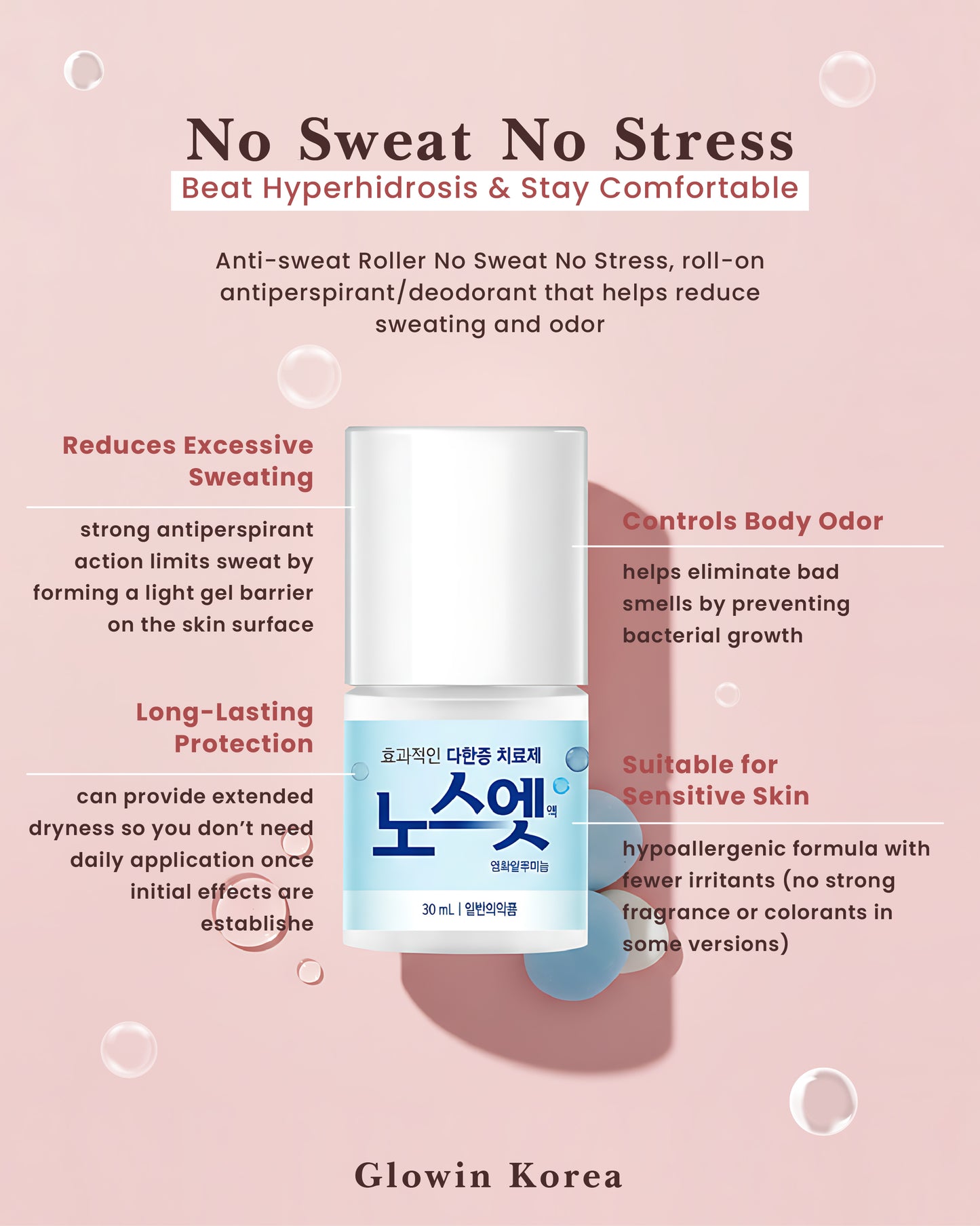 Korean anti sweet for underarm