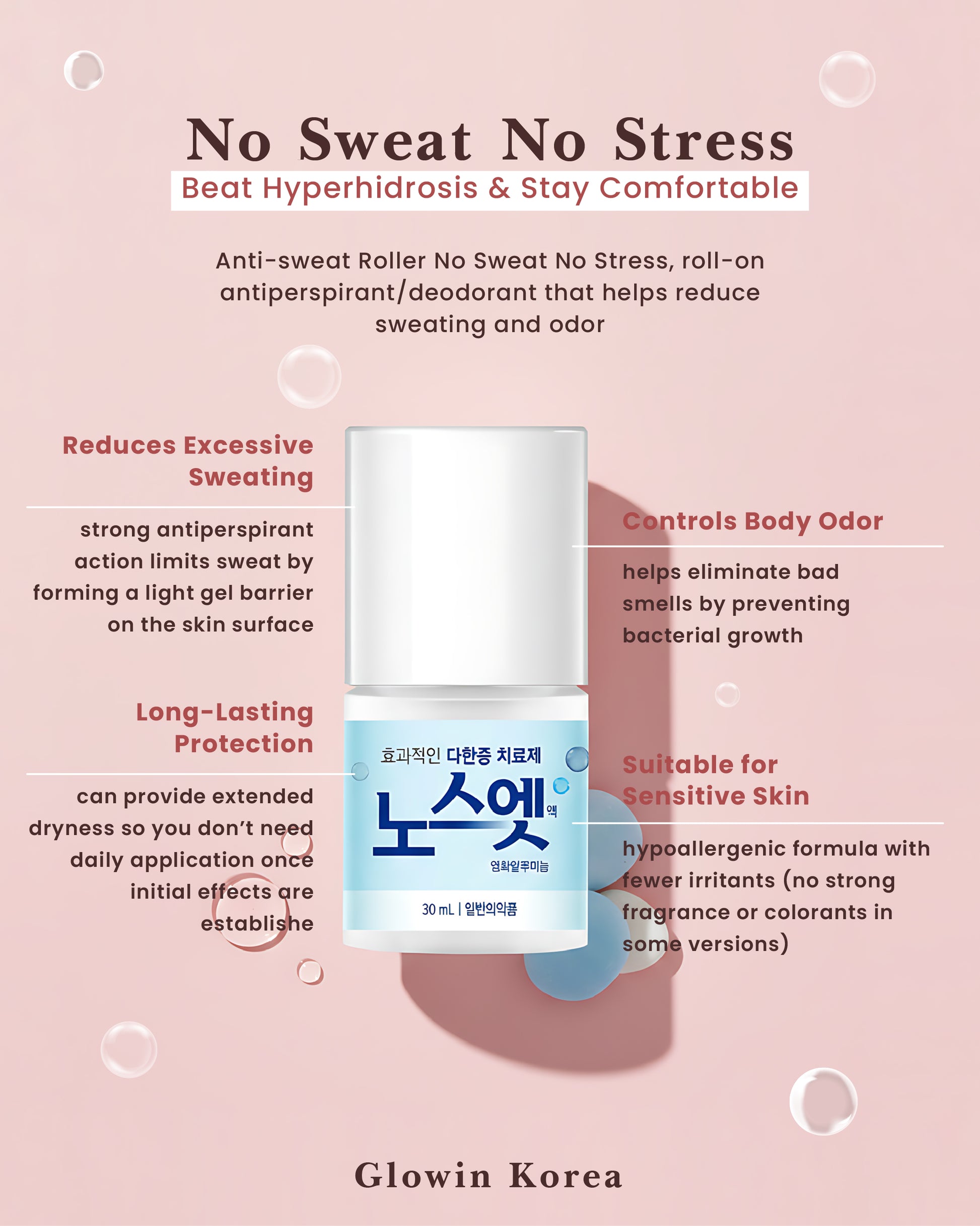 Korean anti sweet for underarm