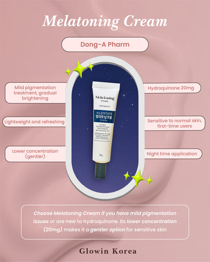 Melatoning Cream – Korean Dark Spots Cream