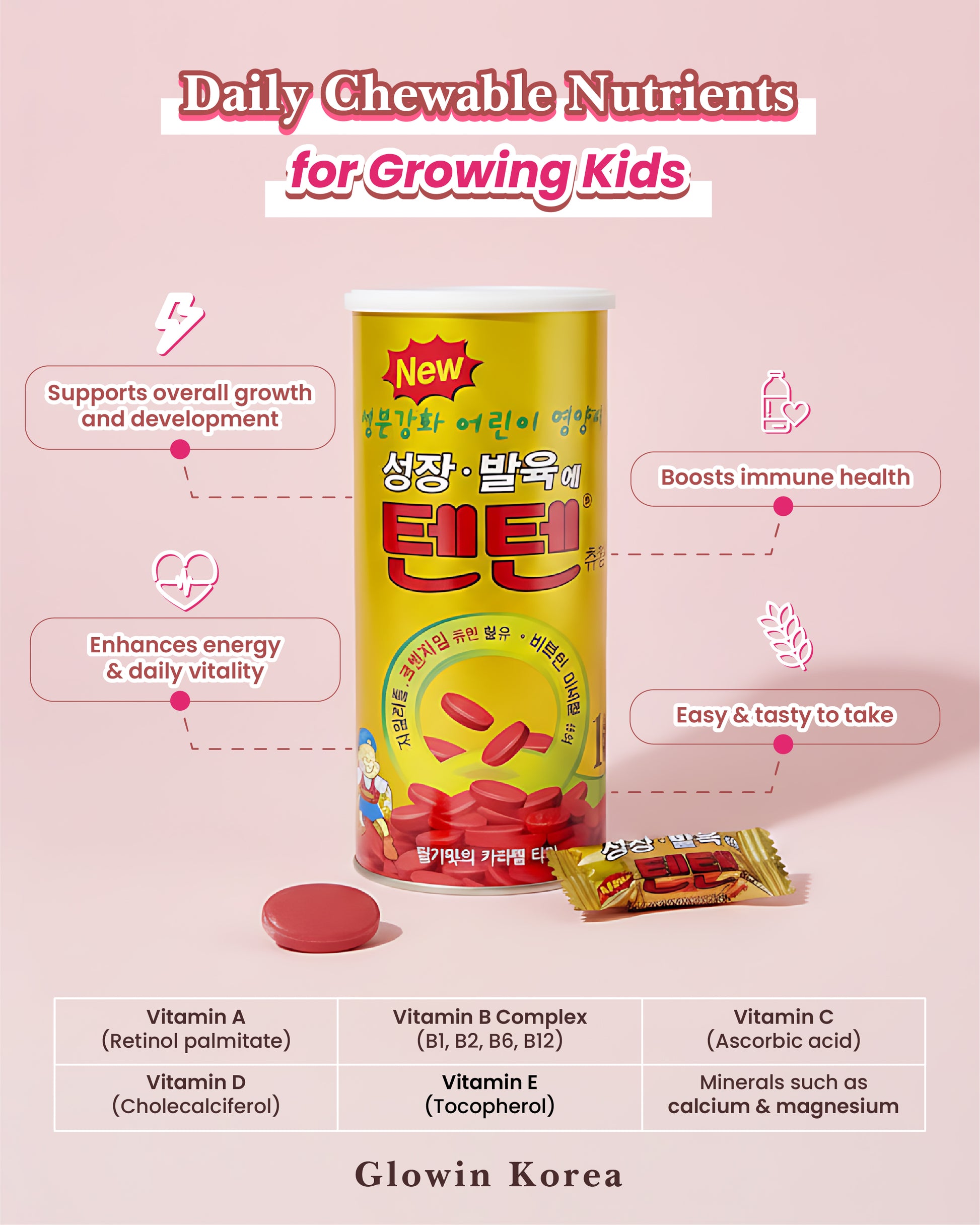 TenTen Korea Top 1 Children's Vitamin for Growing up